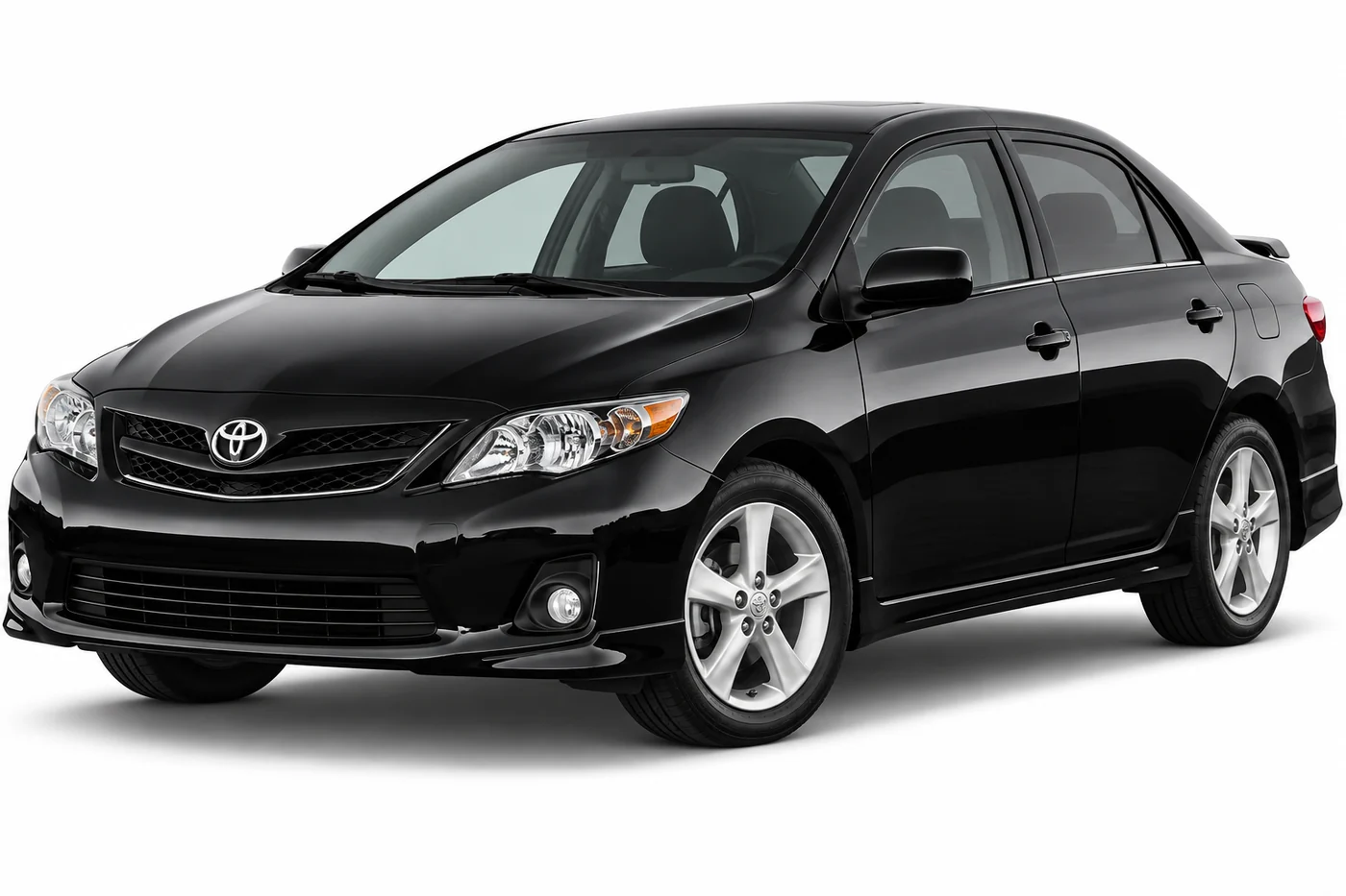 Toyota Corolla 2012 Black available for car hire in Abuja