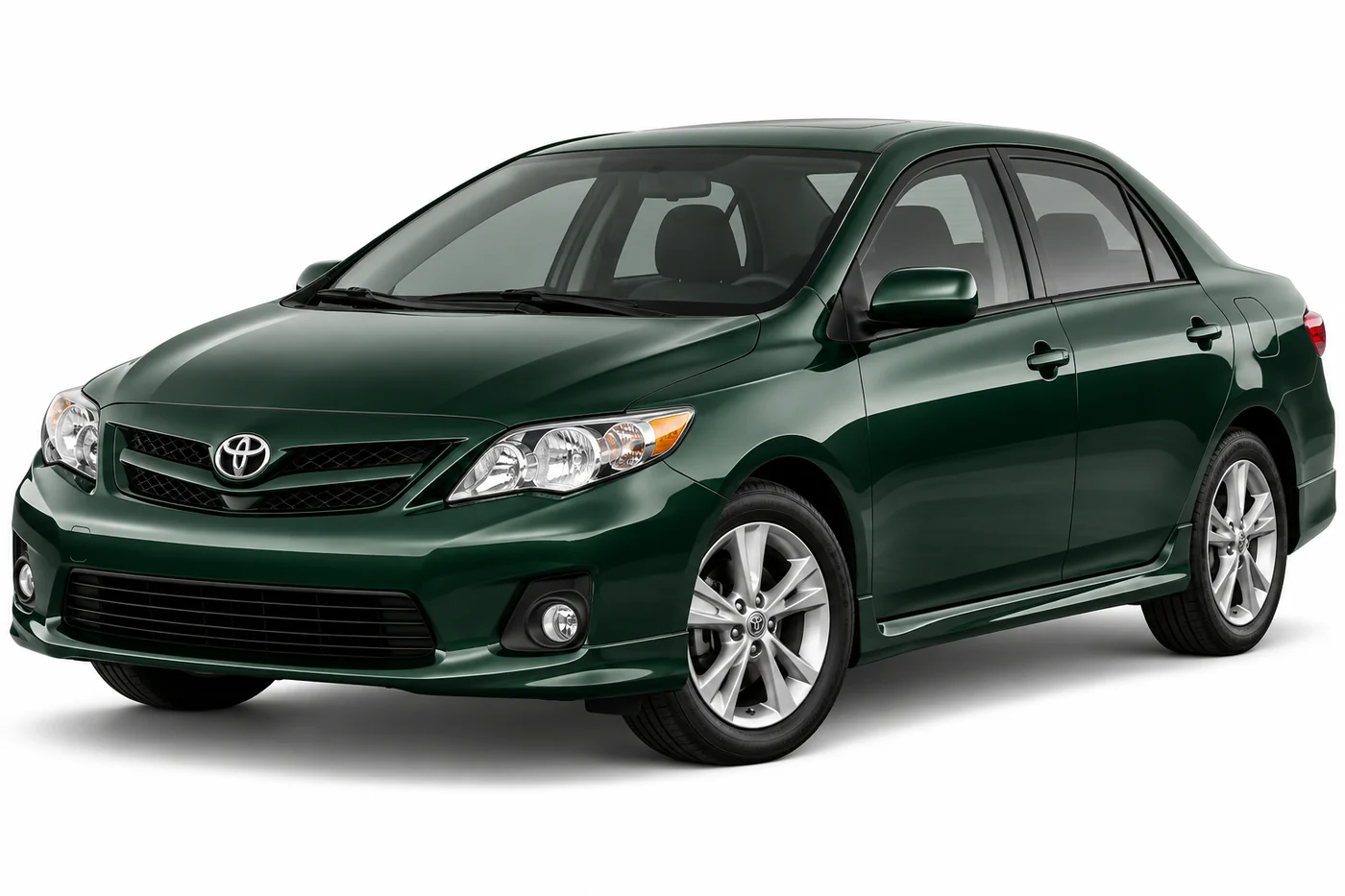 Toyota Corolla 2012 Green available for car hire in Abuja