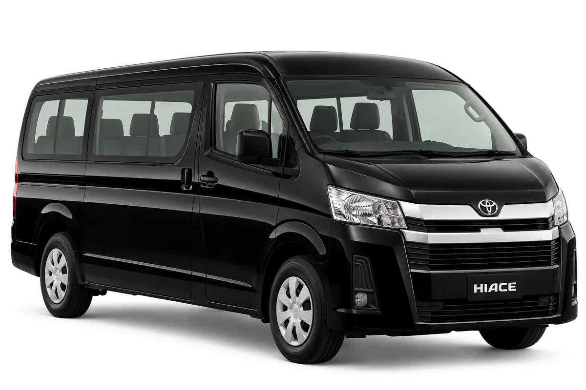 Toyota Hiace Bus available for car hire in Abuja — additional view