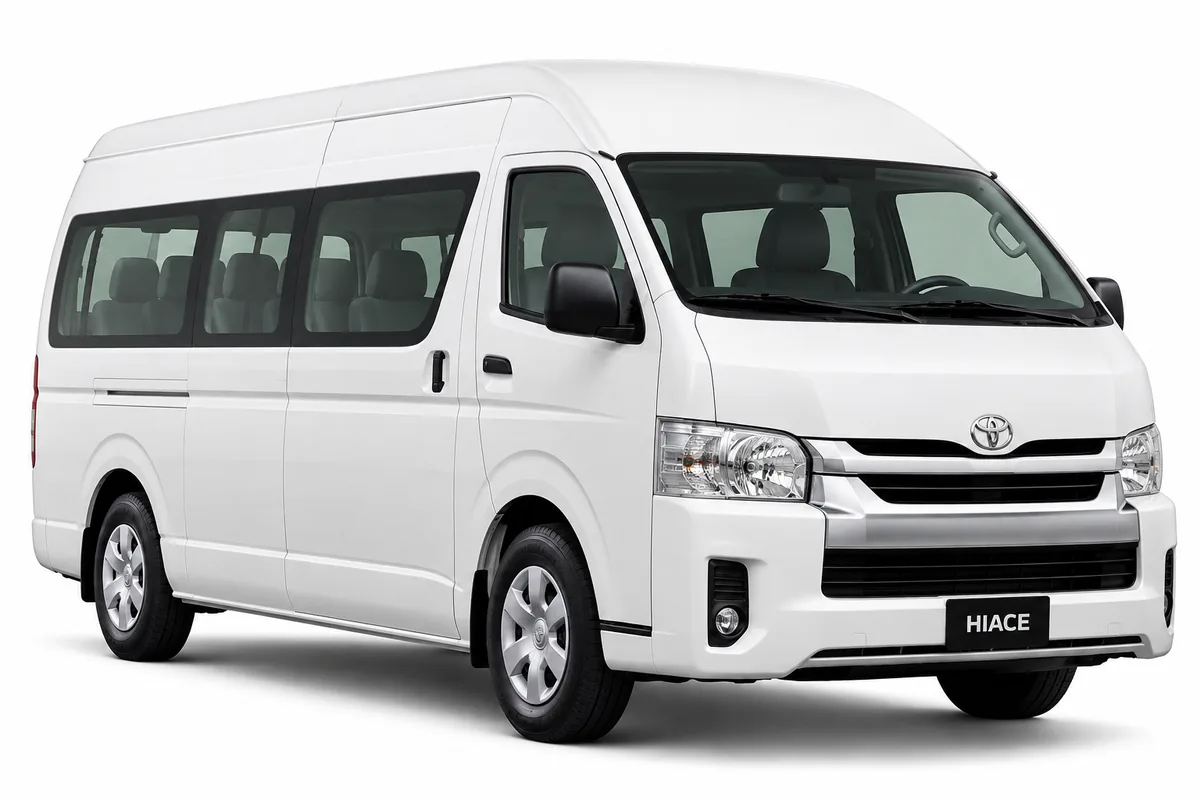 Toyota Hiace Bus available for car hire in Abuja — additional view