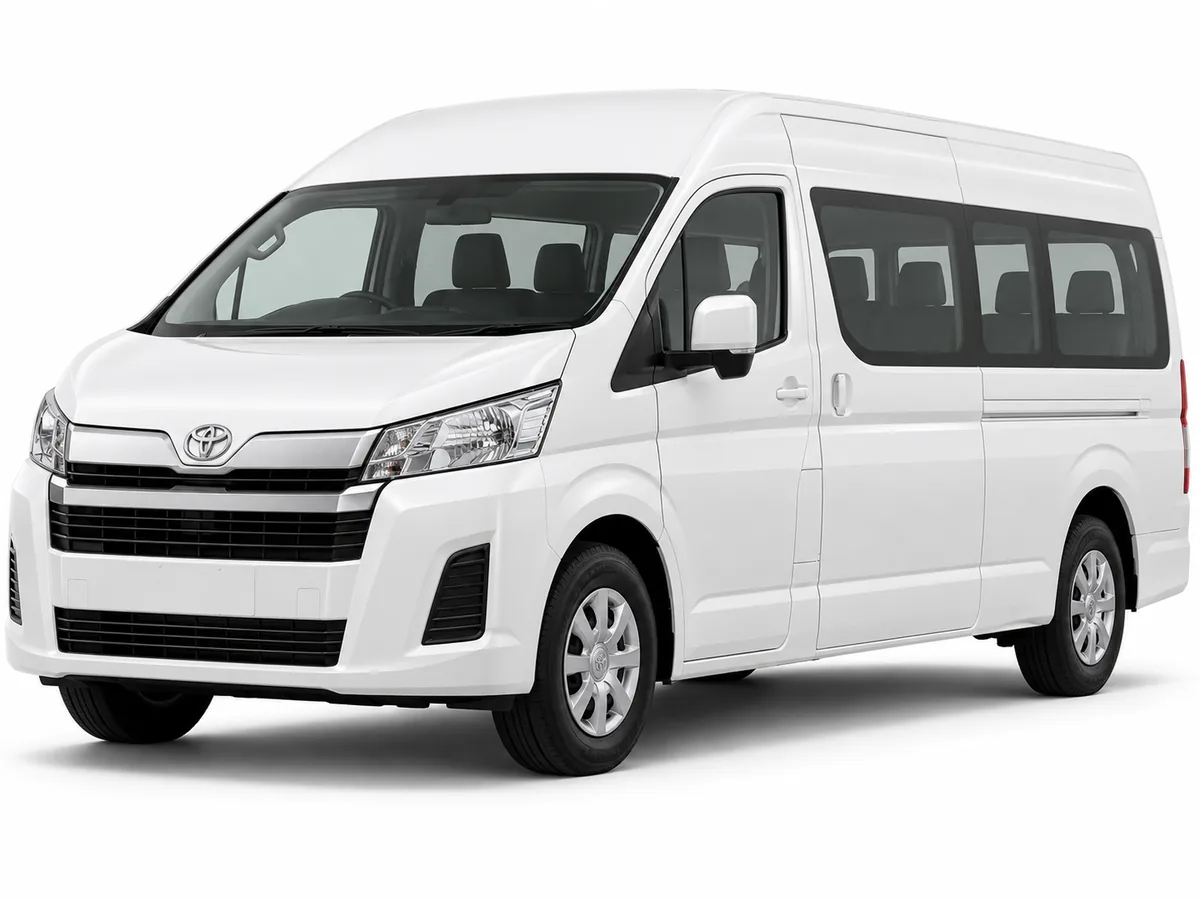 Toyota Hiace Bus available for car hire in Abuja